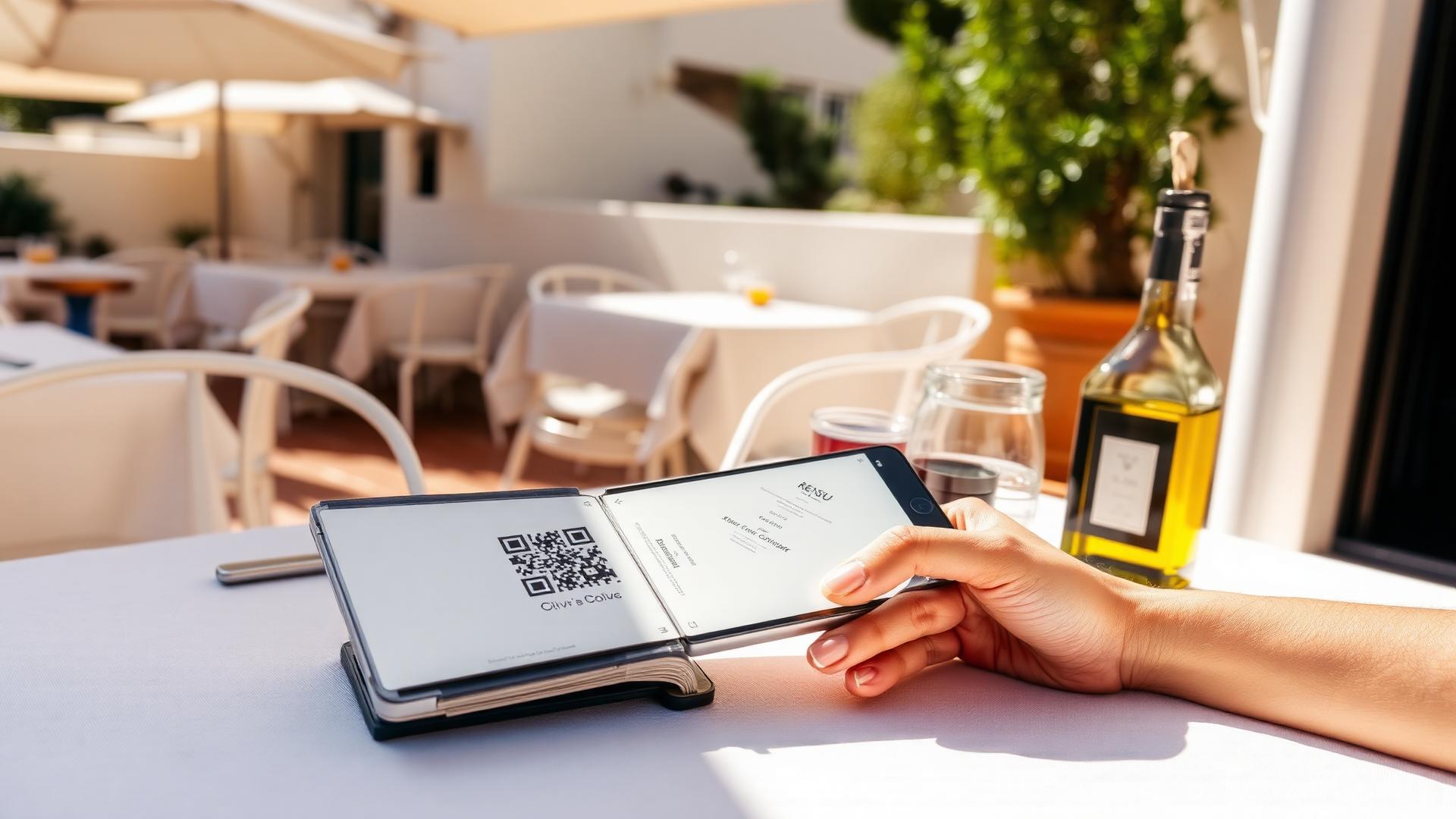 Digital QR menu for restaurants