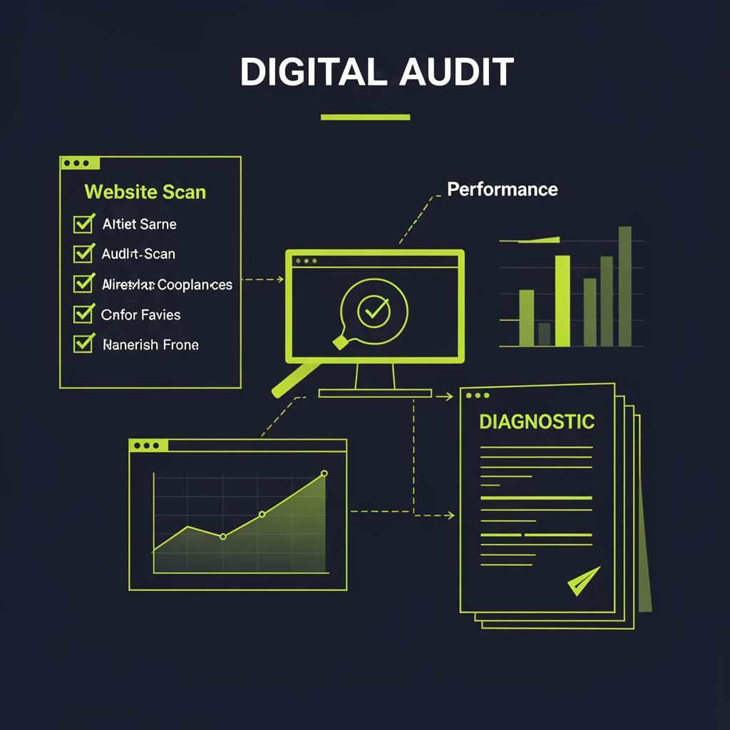 Digital marketing audit dashboard